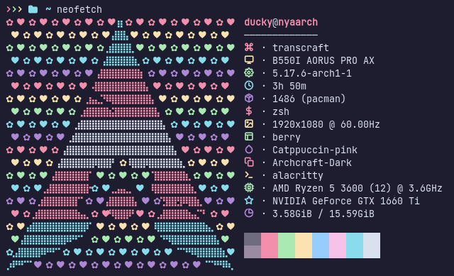 Archcraft - ducksaucewithmsg/trans-neofetch GitHub Wiki