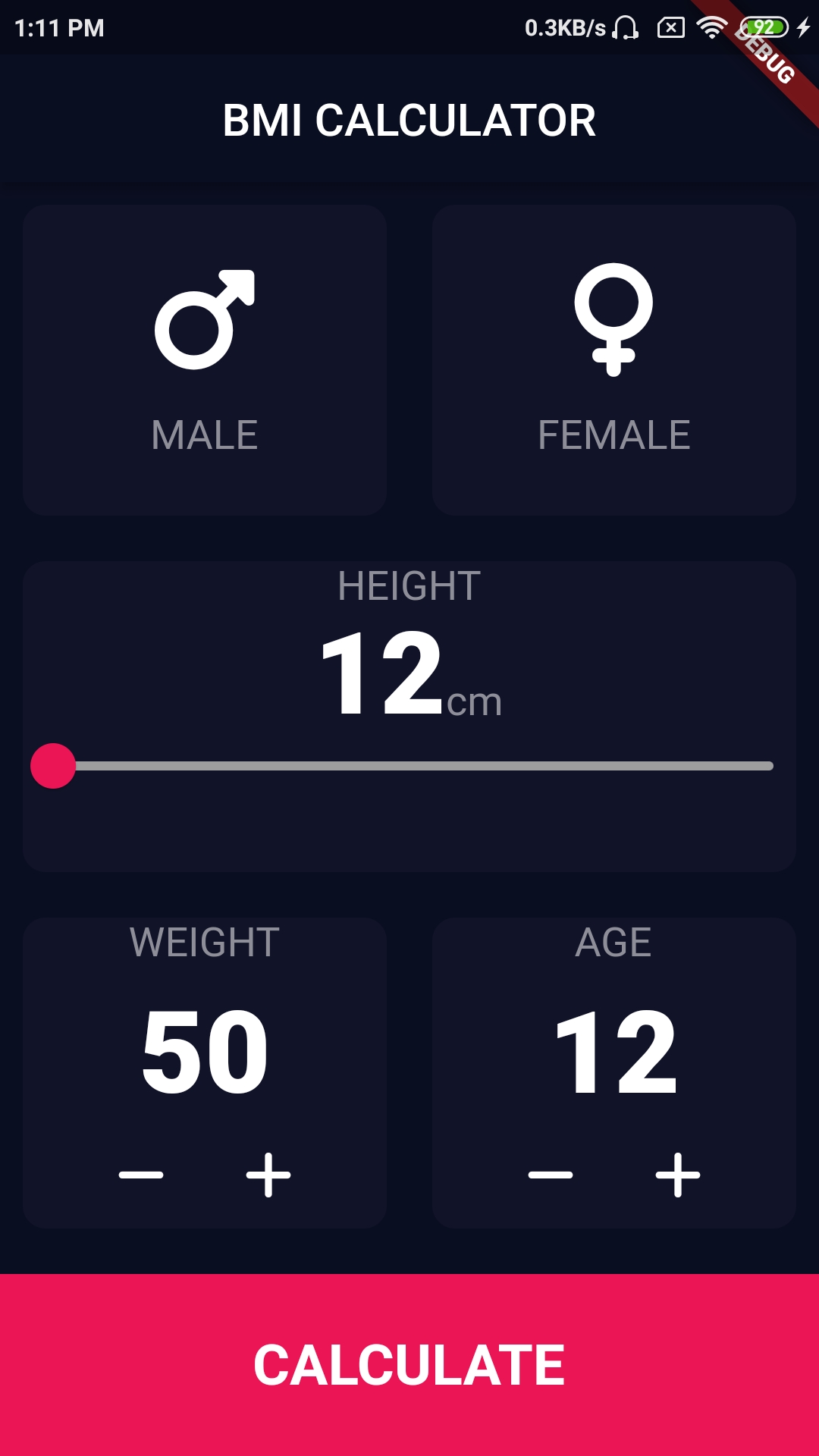 GitHub sharad735/BMICalculator User can calculate body mass index