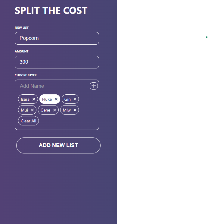 GitHub - MontakanSWR/Split-Cost-App: average expenses with your group