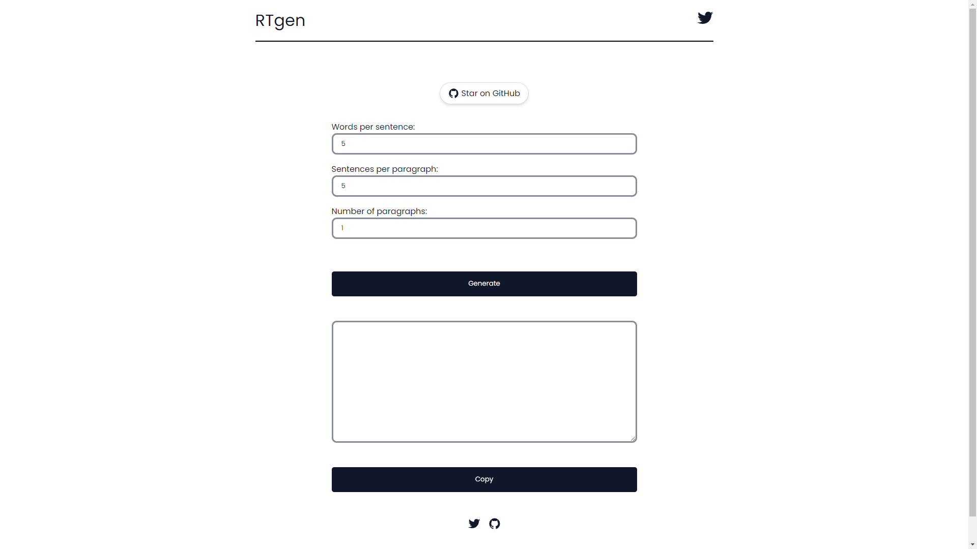 Random Text Sample GitHub - lokeshkavisth/Random-text-generator