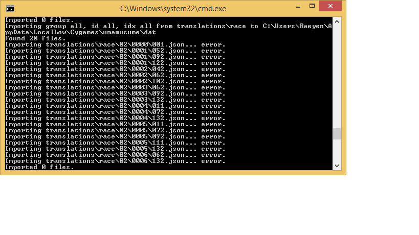 Error · Issue #22 · noccu/umamusu-translate · GitHub