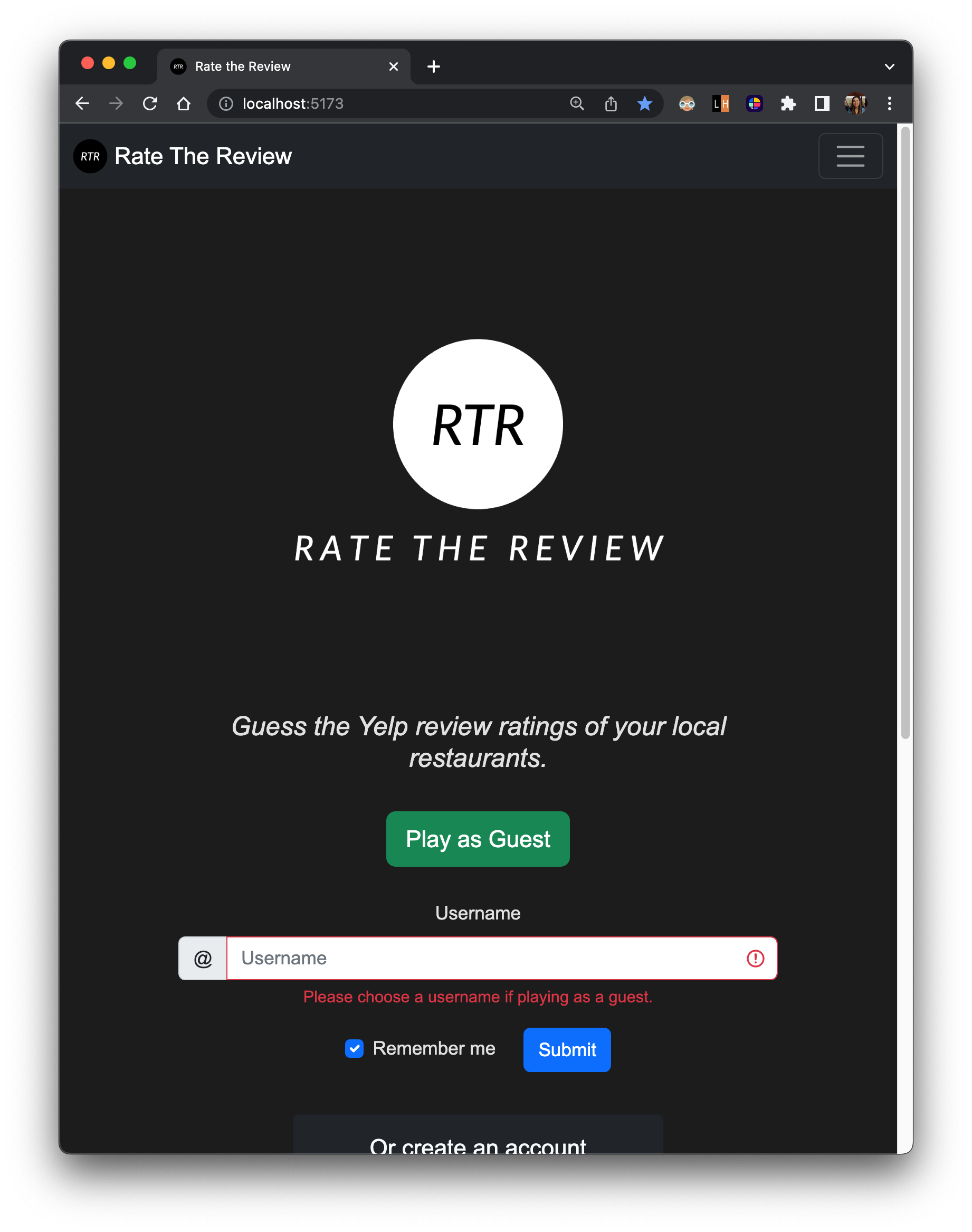 GitHub - melissa-gv/Rate-The-Review-Frontend: Frontend repo for the ...