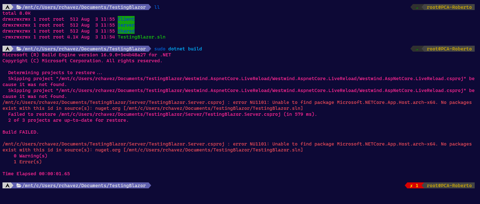 wsl2 arch linux (dotnet run) not working. Issues with path · Issue ...