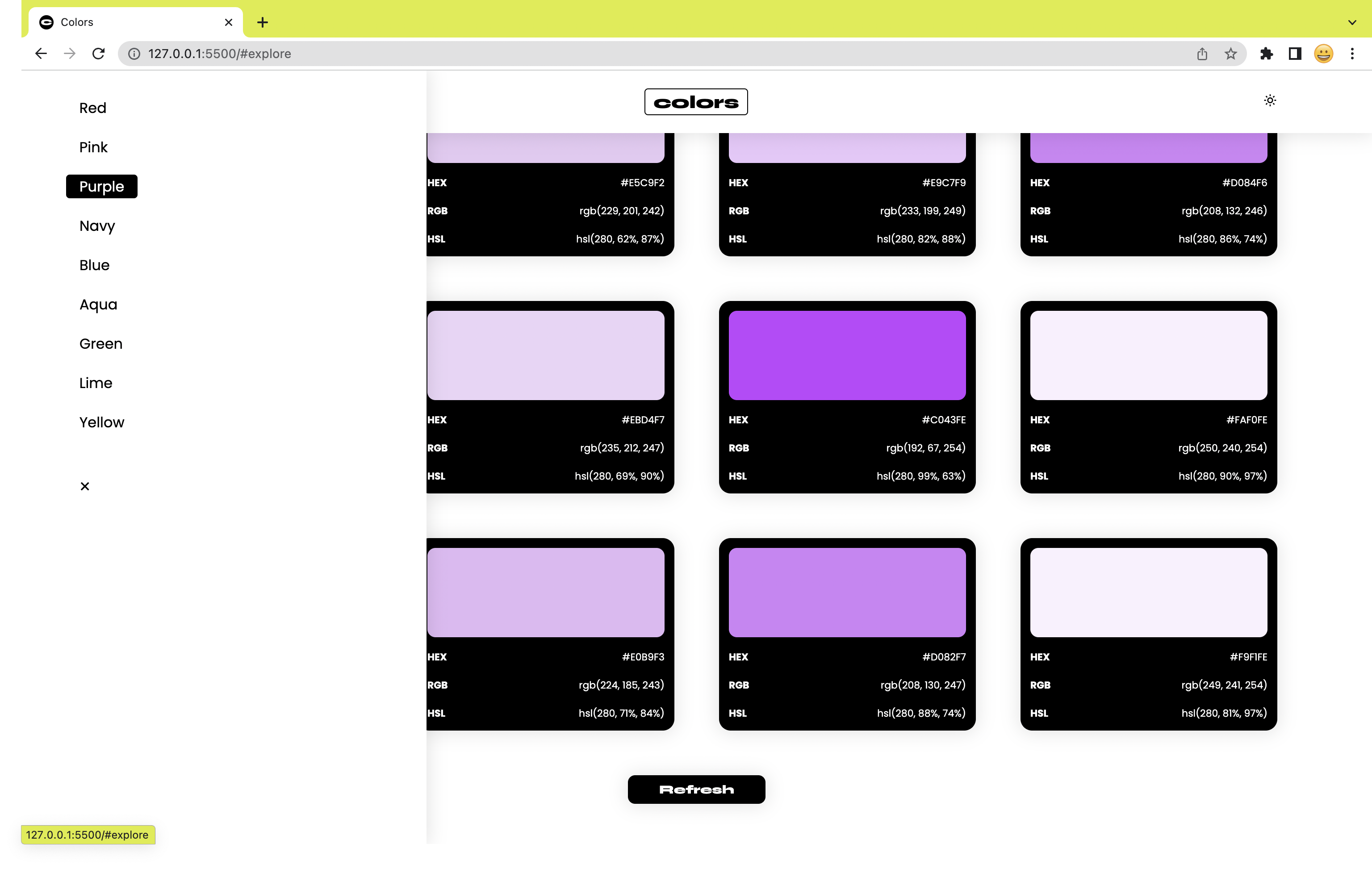 GitHub - YingyangZhang/Colors