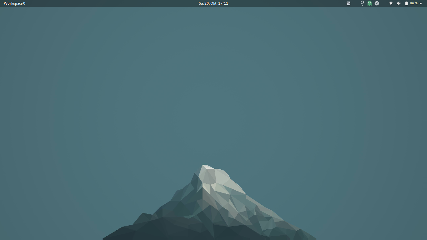 Wallpapers in the overview aren't aligned completly with workspace