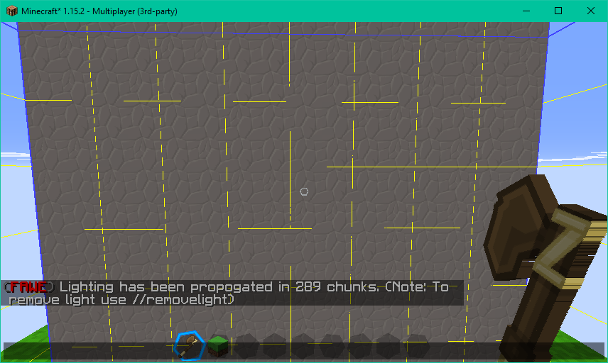 Certain chunk section light glitch related to how FAWE creates chunk ...