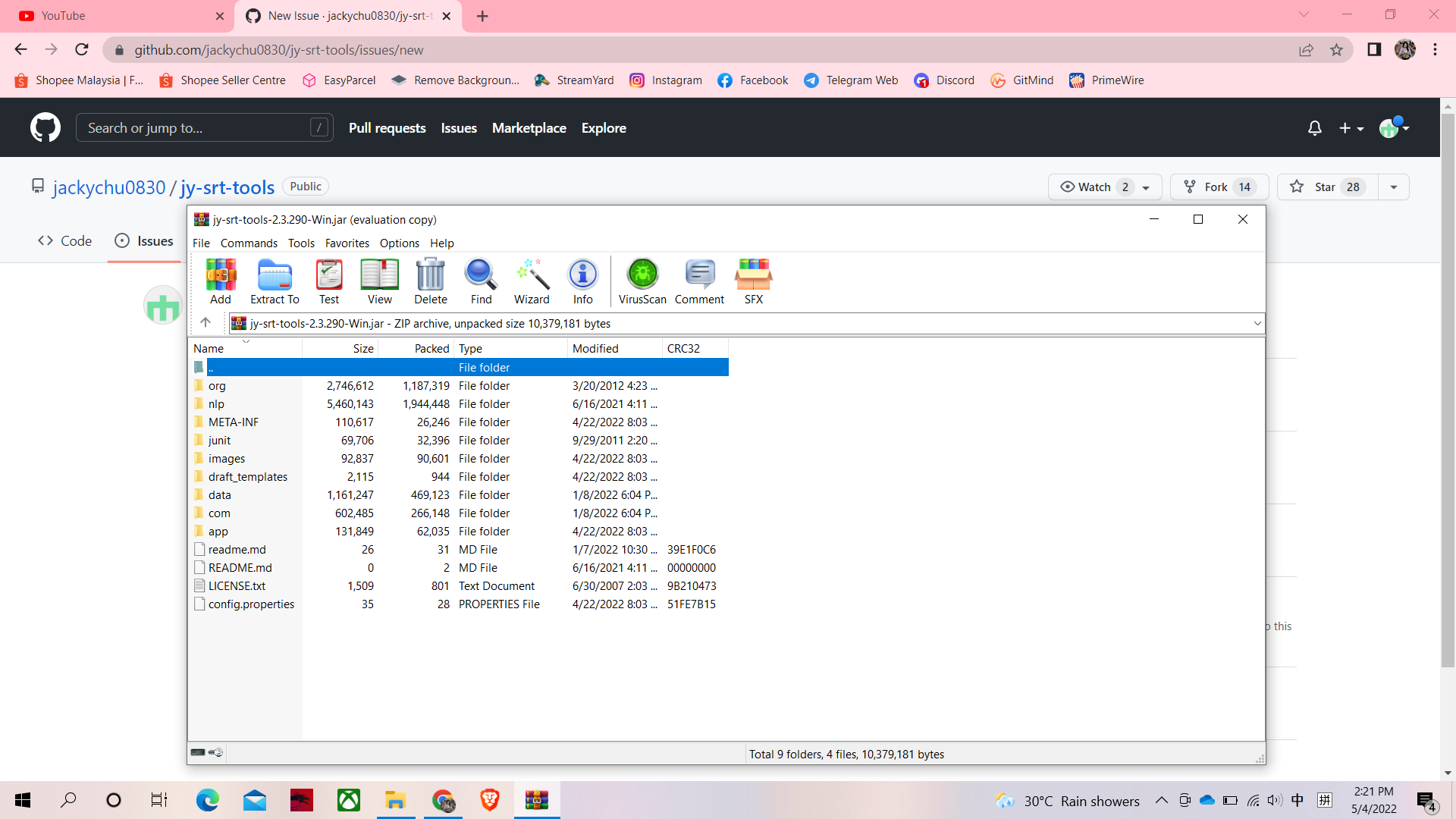 最新版無法執行 · Issue #8 · jackychu0830/jy-srt-tools · GitHub