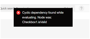 [Bug]: When we bind widgets to itself App crashes - Only error in prod ...