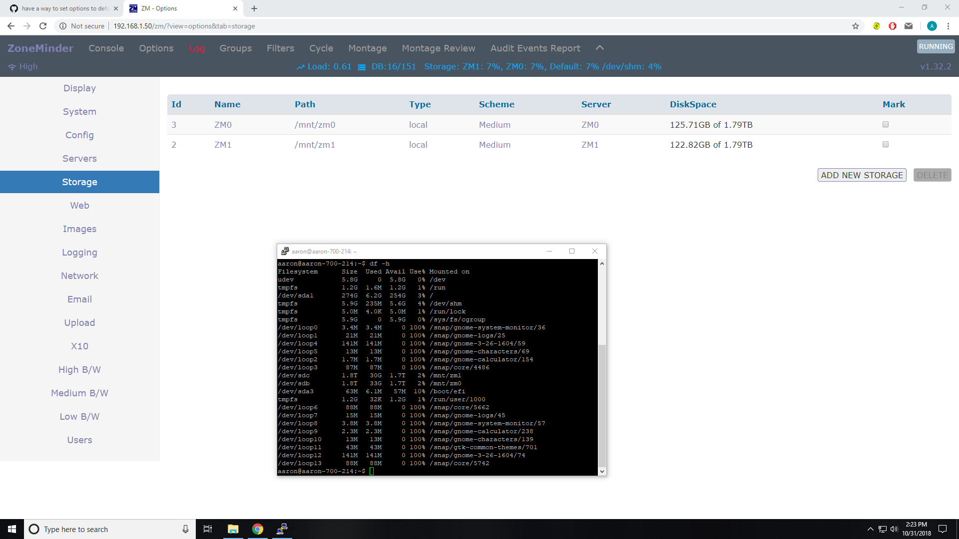 have a way to set options to default.. · Issue 2290 · ZoneMinder