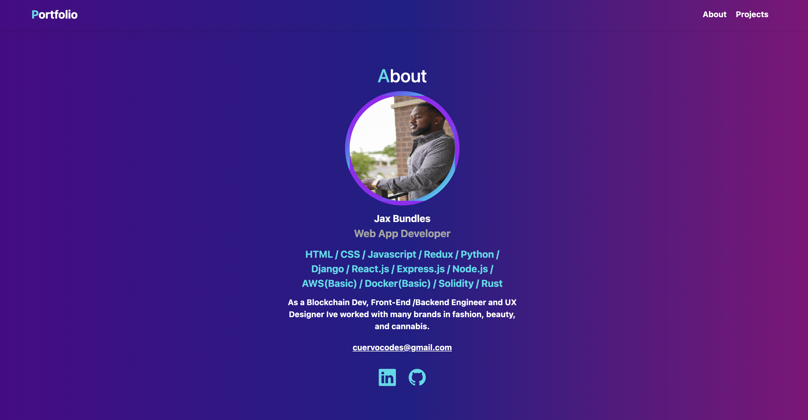 GitHub - cuervocodes/portfolio: This is my sample portfolio