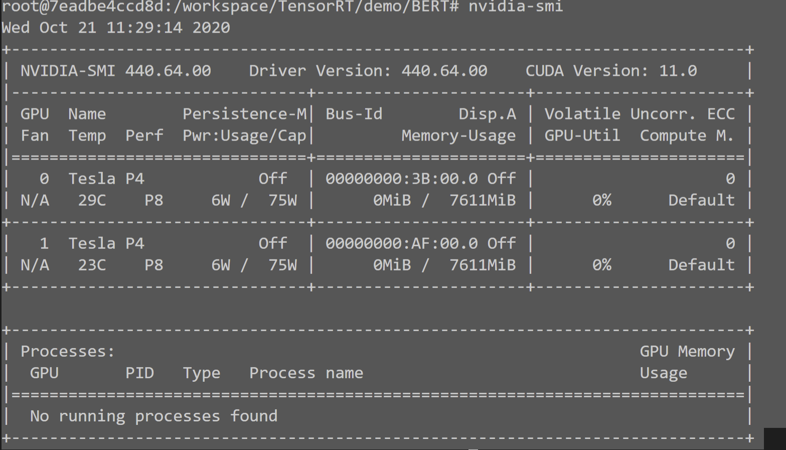 Core dump with Bert inference on Tesla-P4 · Issue #837 · NVIDIA ...