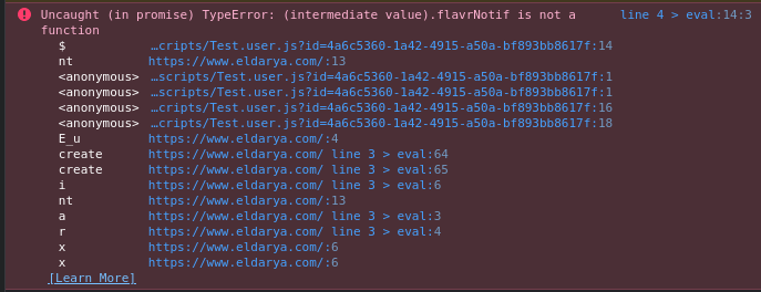 Calling a site's global functions from userscript fails in Beta `4.14. ...