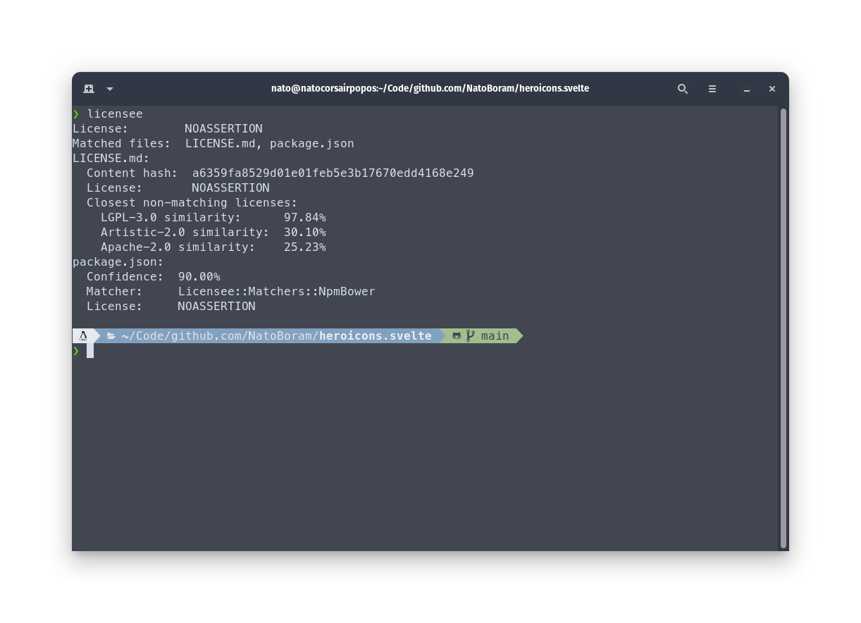 License `LGPL3.0orlater` is not detected · Issue 631 · licensee