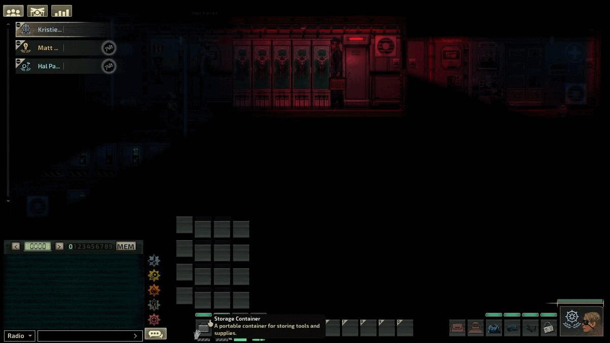 Storage container GUI constantly dropping when holding two containers