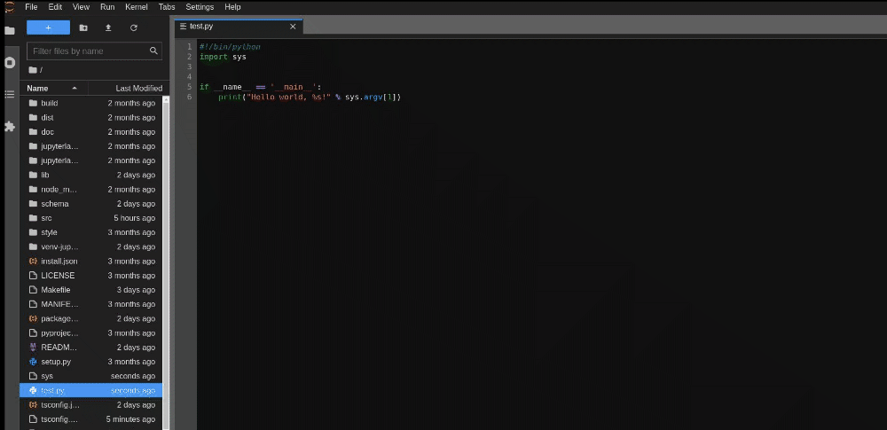 Execute scripts from the file browser · Issue #11430 · jupyterlab ...