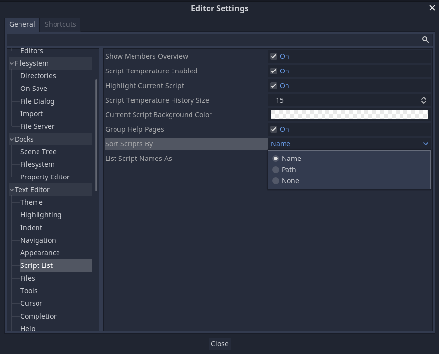 Add `Last Edited` option to the `Script List > sort_scripts_by` setting ...