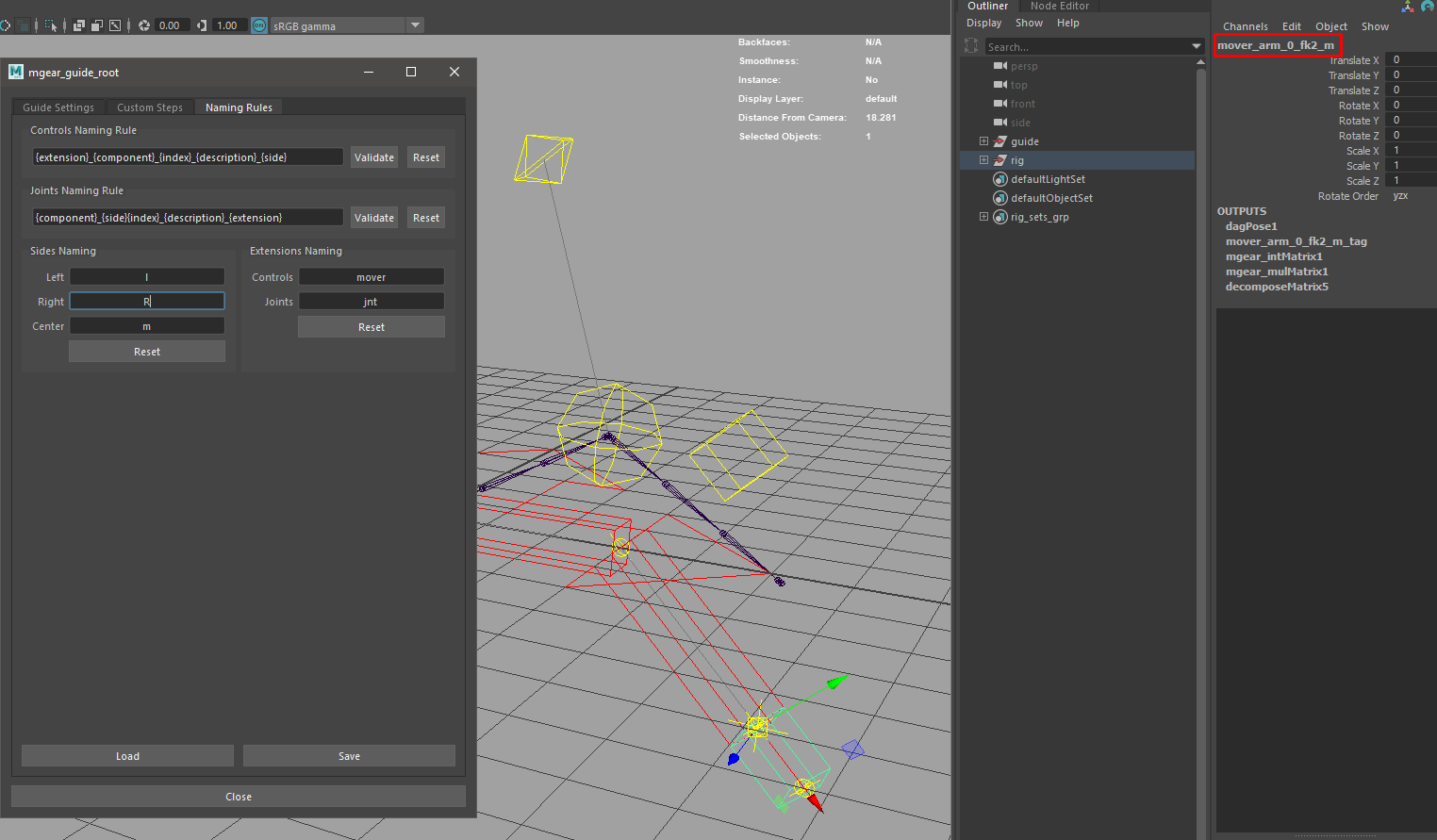 configurable naming template · Issue #83 · mgear-dev/shifter · GitHub