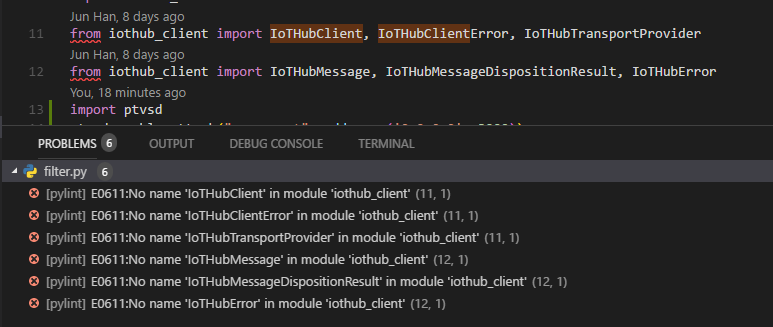Lint error · Issue #1151 · microsoft/vscode-python · GitHub