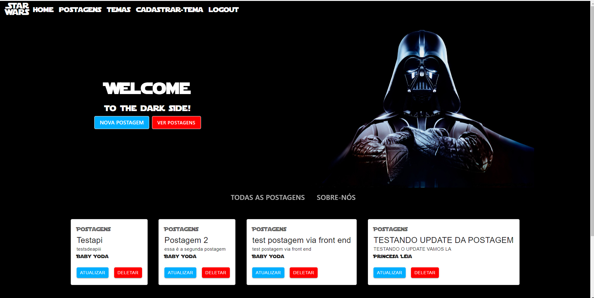 GitHub - veronicapupo/blog-star-wars · GitHub
