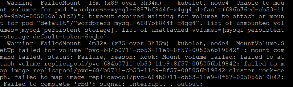 Rook is unable to mount the volume · Issue #3751 · rook/rook · GitHub