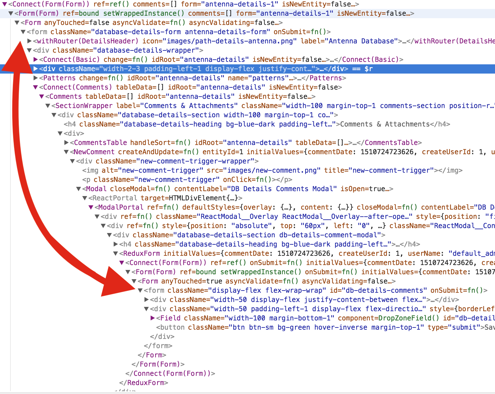 allow modalportal to mount at top level of application root issue form 558