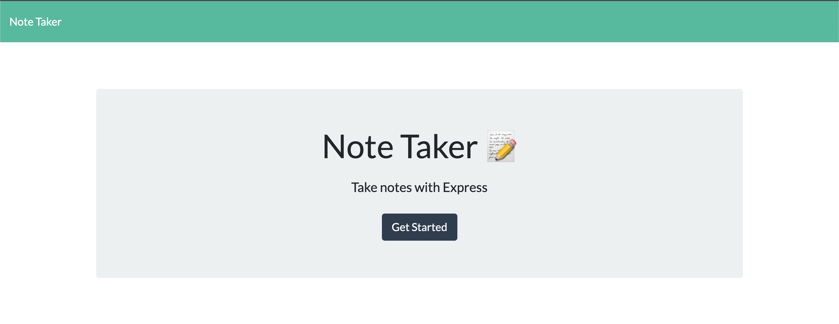 GitHub - bgrinthal/Note-Taker: Note taking application that allows user ...
