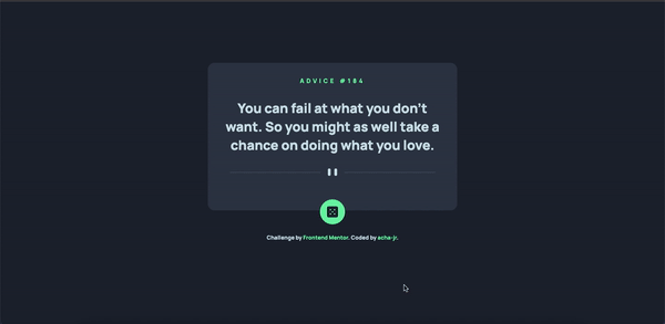 GitHub - acha-jr/FrontendMentor-advice-generator
