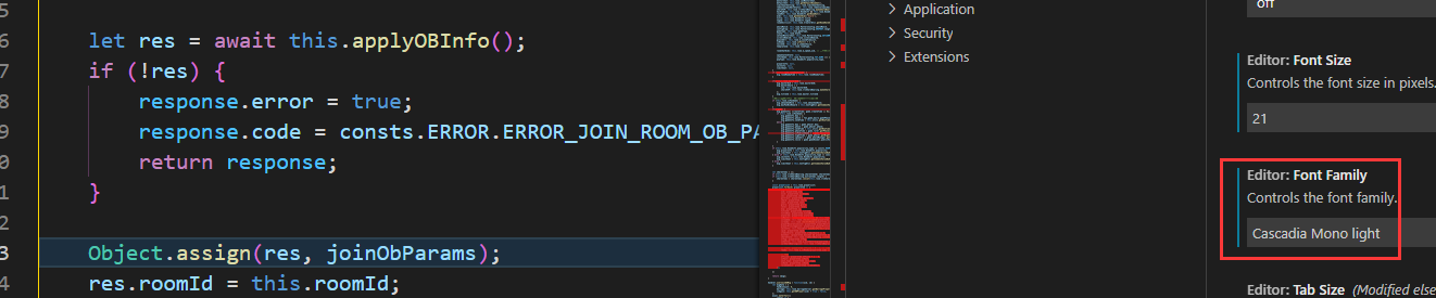 Cascadia Mono light font · Issue #163907 · microsoft/vscode · GitHub