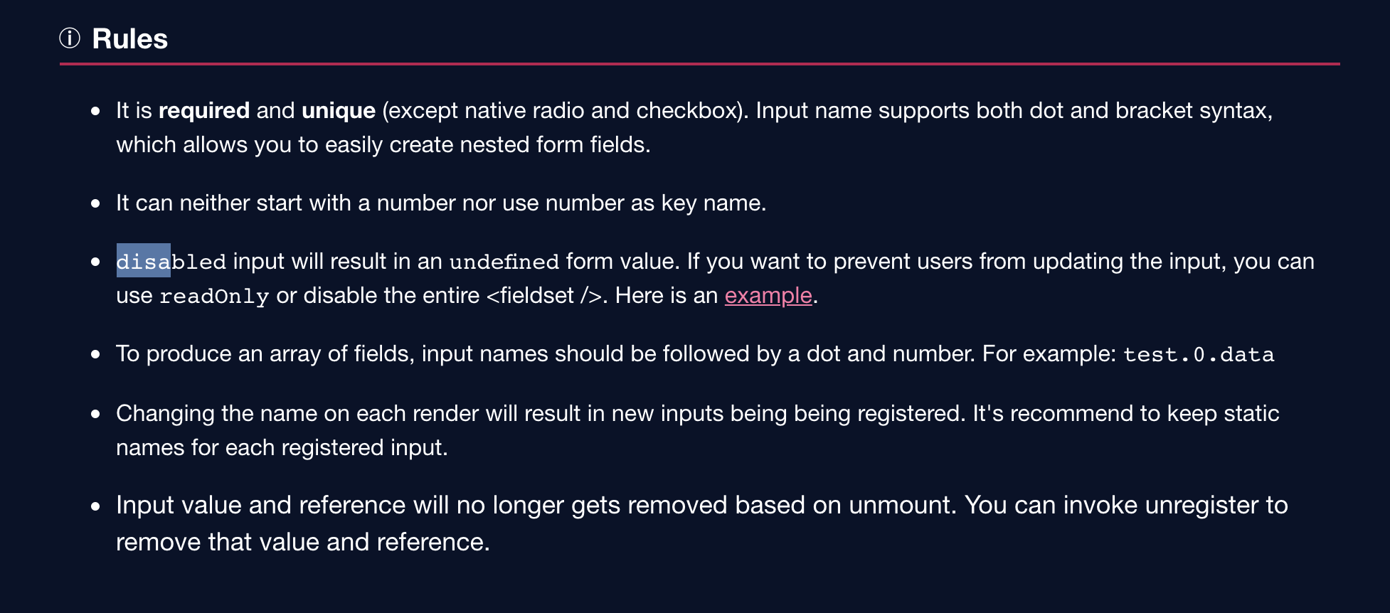 Default values are thrown away on first edit or form submission if