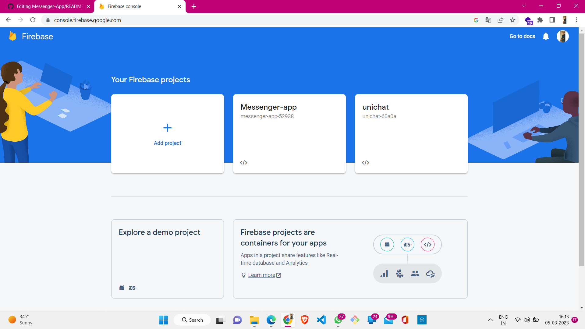GitHub - swarnavopramanik/Messenger-App