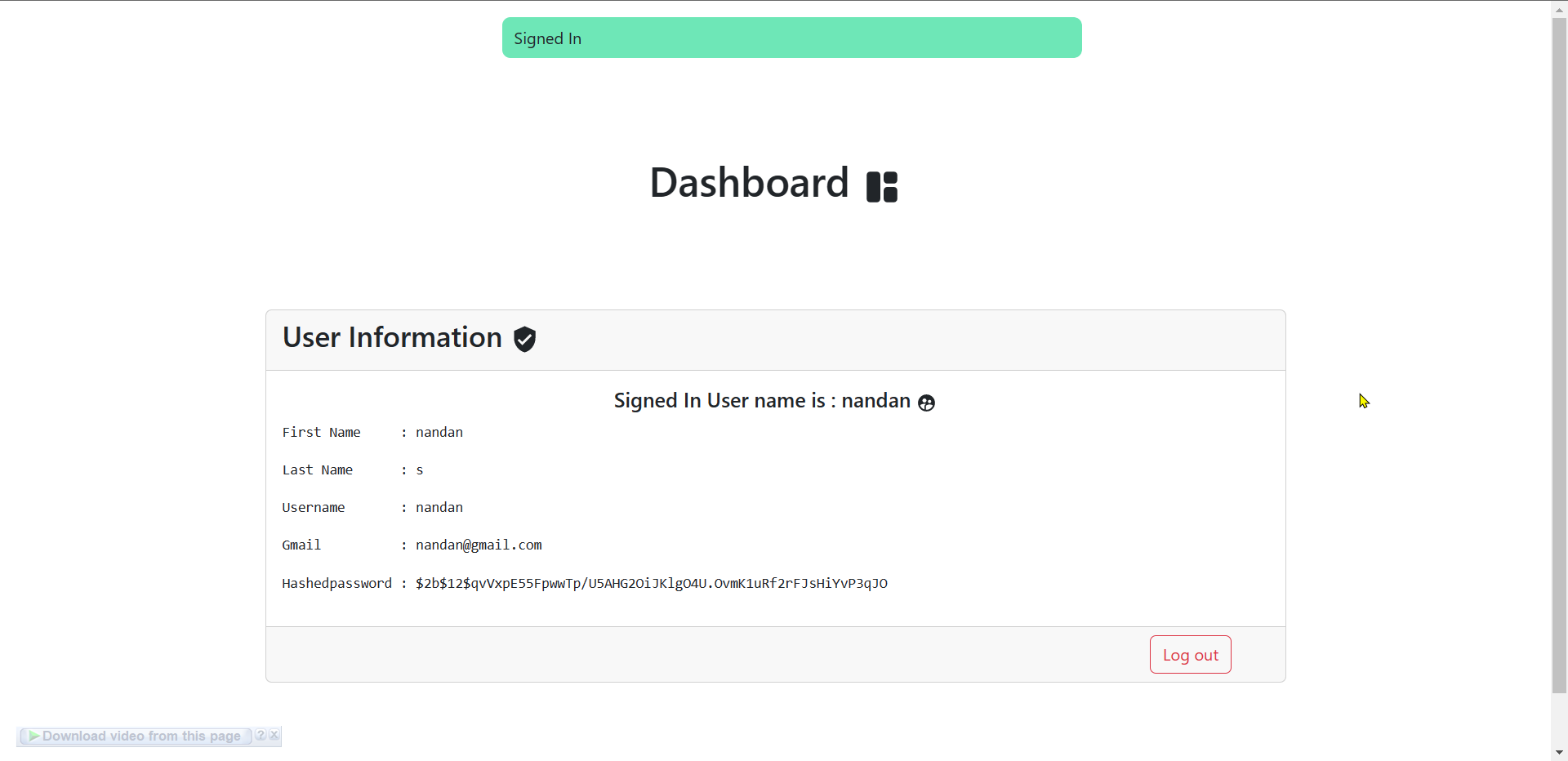Github thenandan authsysapp authentication system application using