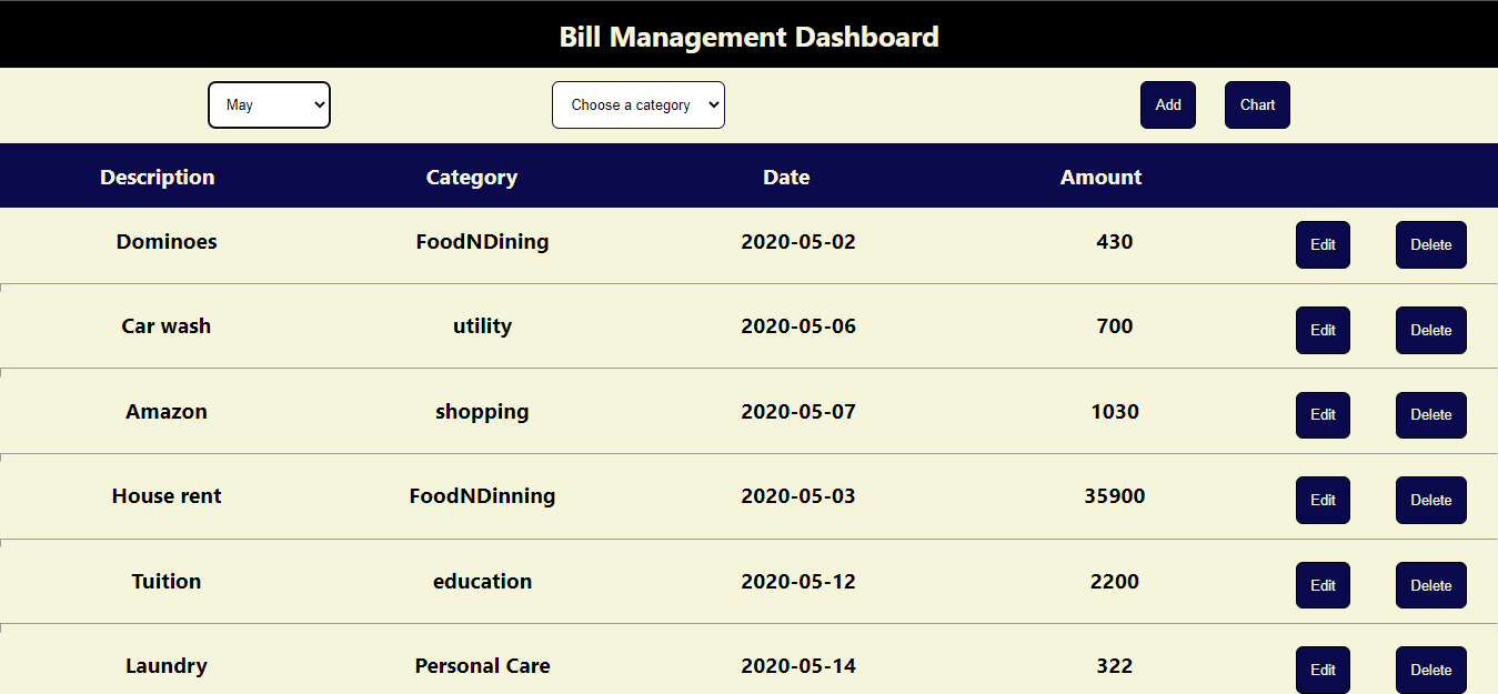 GitHub - NavyaSinha1106/bill-management-app: A Bill Management App ...