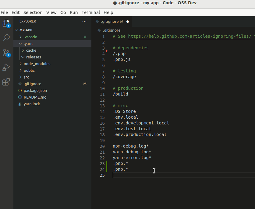 yarn-example