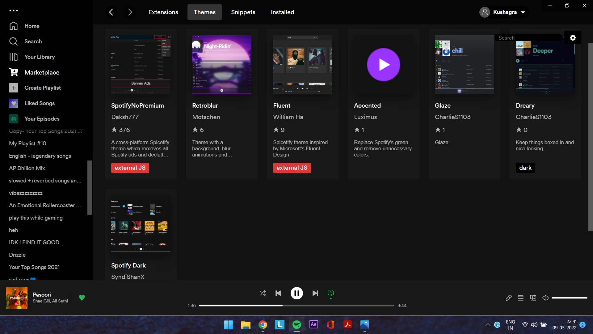 Spicetify is really acting up, i need help desperately · Issue #1656 ...