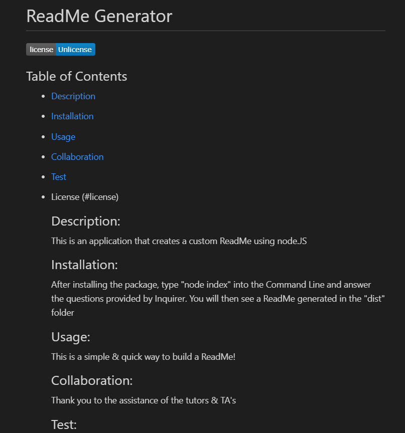 GitHub - zachoda/ReadMe-Generator