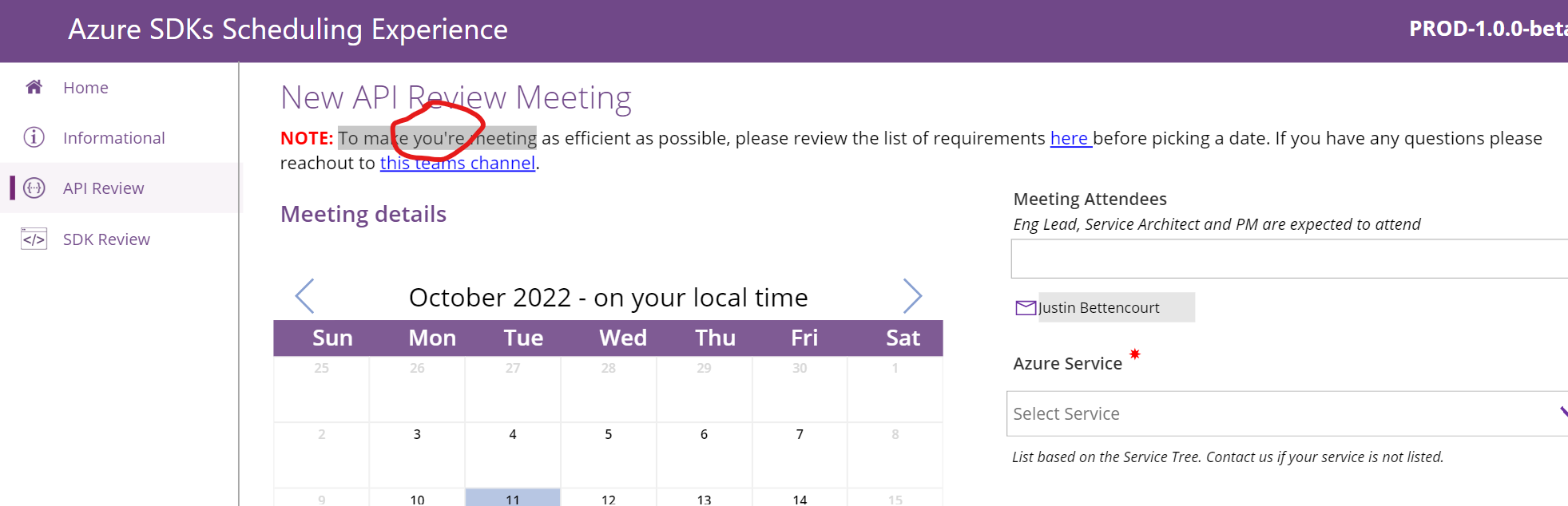 Typo in scheduling tool · Issue #4370 · Azure/azure-sdk-tools · GitHub