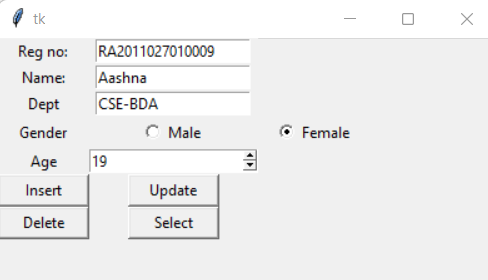 GitHub - aashnajc1/Tkinter-Front-End: Designing Front End using Tkinter ...