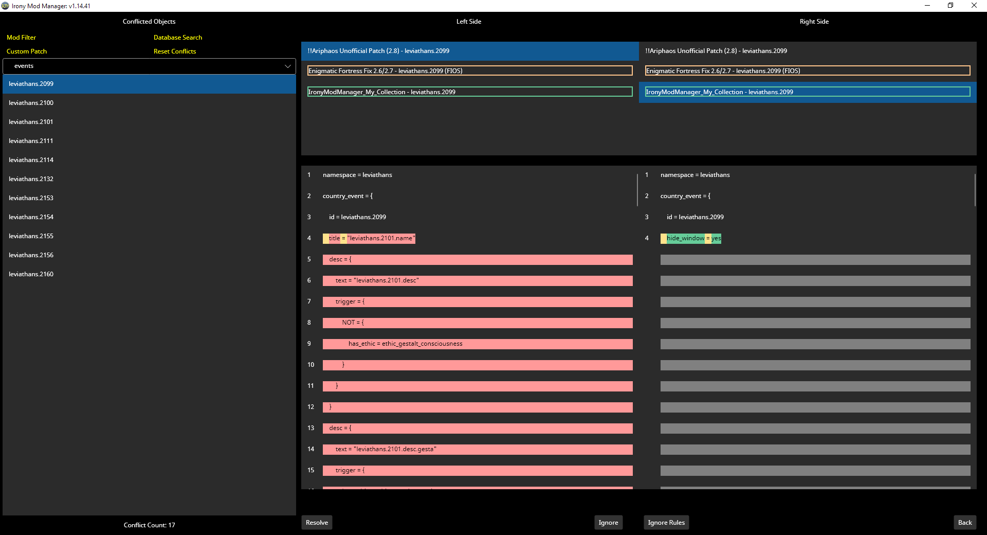 Irony Mod Manager fails to start after closing conflict solver · Issue ...