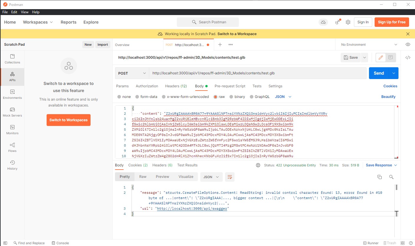 Can't Create A 1.81 MB Raw File with API · Issue #17209 · go-gitea ...