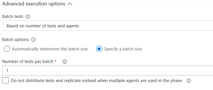 VSTest Task - Setting batch options to custom size produces undesired ...