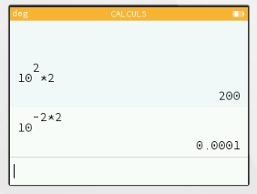 Pows: inconsistancy · Issue #236 · numworks/epsilon · GitHub