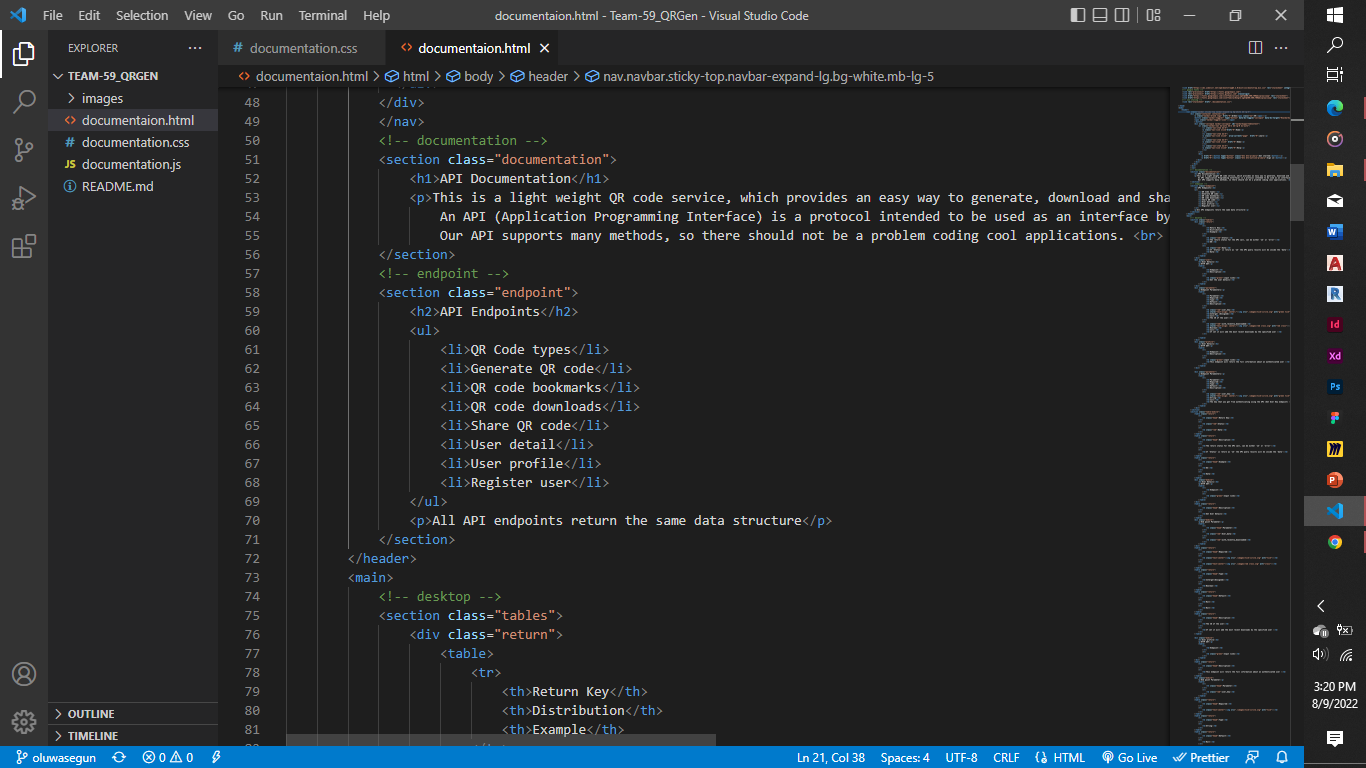 Authenticating and saving user's login information & API Documentation · Issue 18 · zuri