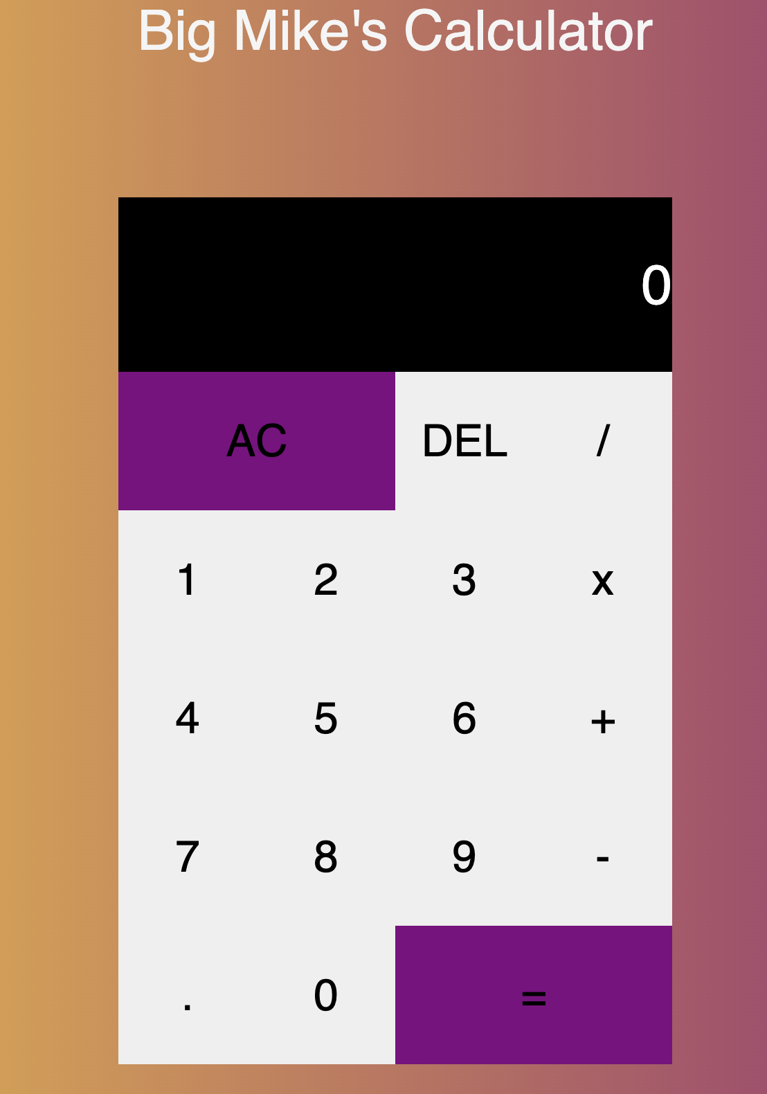 GitHub - mikhailmarrett/calculator-project
