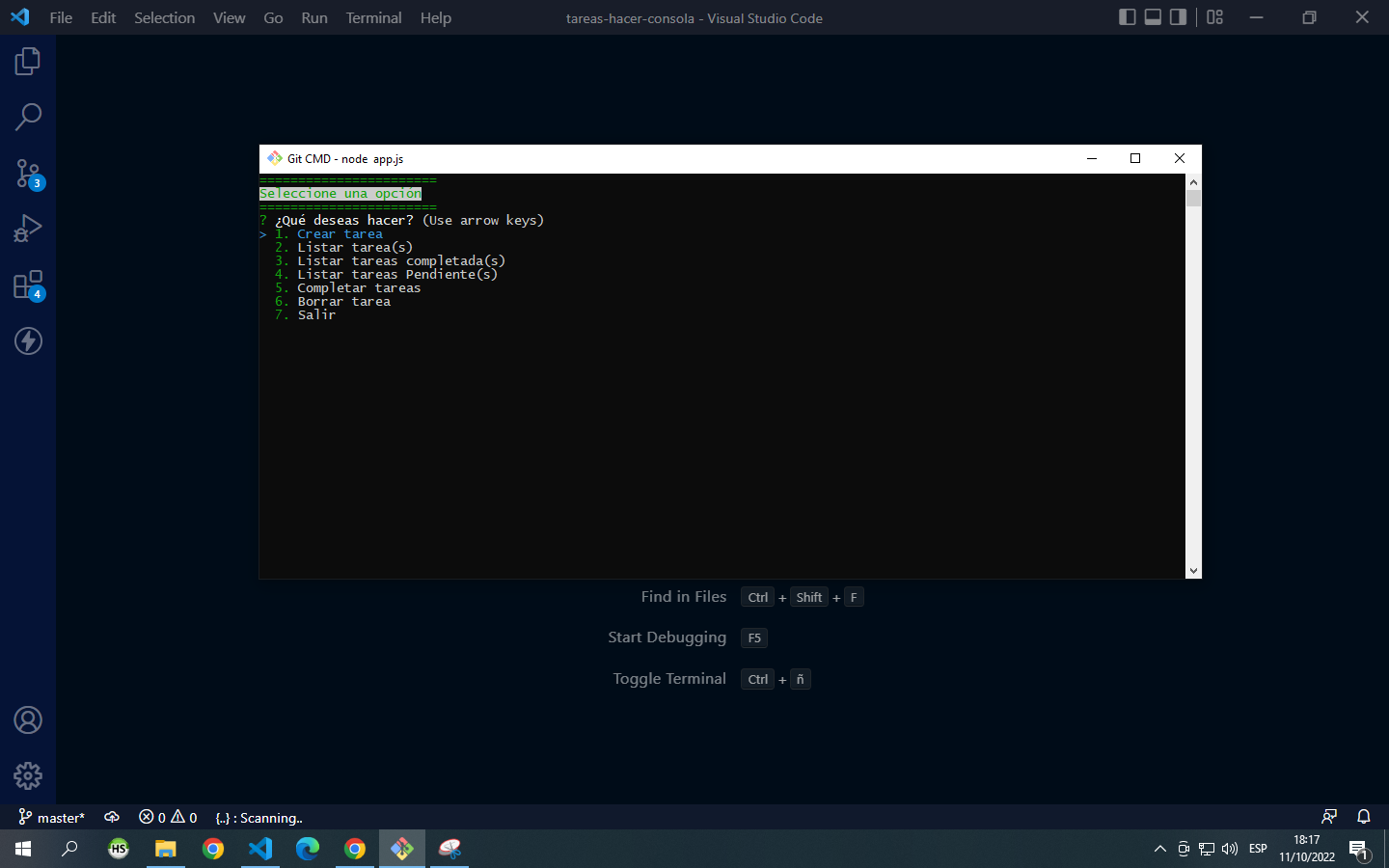 GitHub - DanielV96/tareas-hacer-consola
