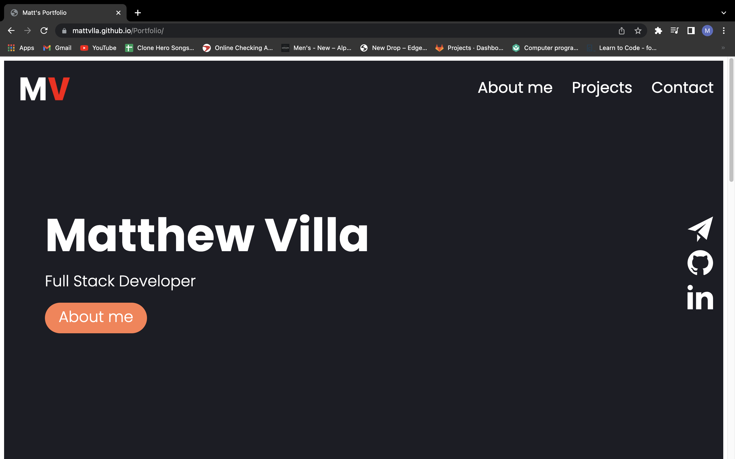 GitHub - MattVlla/Portfolio: Matthew Villa's Portfolio