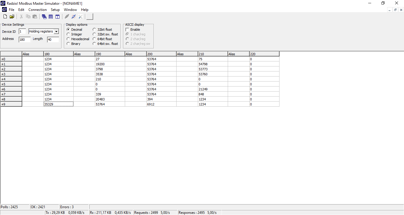 Values On The Holding Register Change By Themselves Issue 7