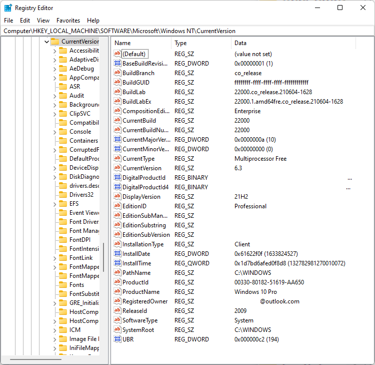 Gather the correct version of Windows 11 by the agent · Issue #10464 ...