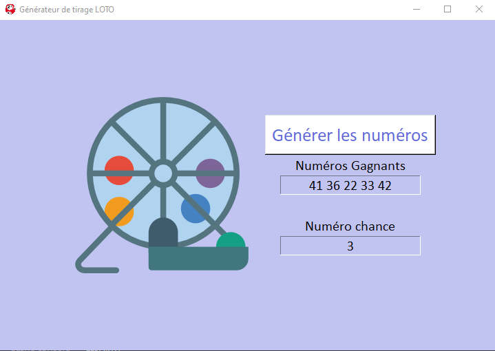 GitHub FredPowers/Loto simple générateur de tirage Loto