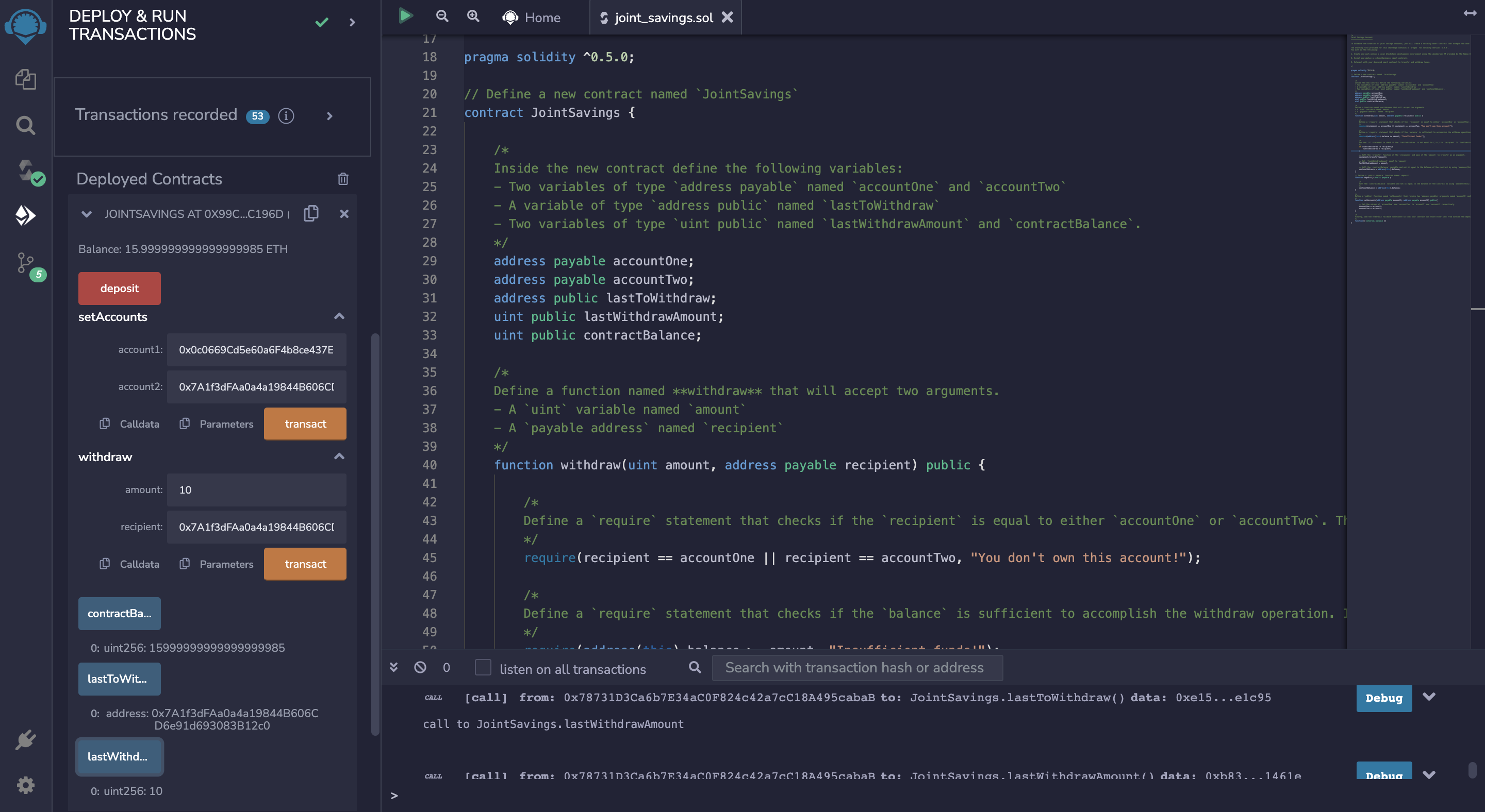 GitHub - agnesmaria1/Smart-Contract