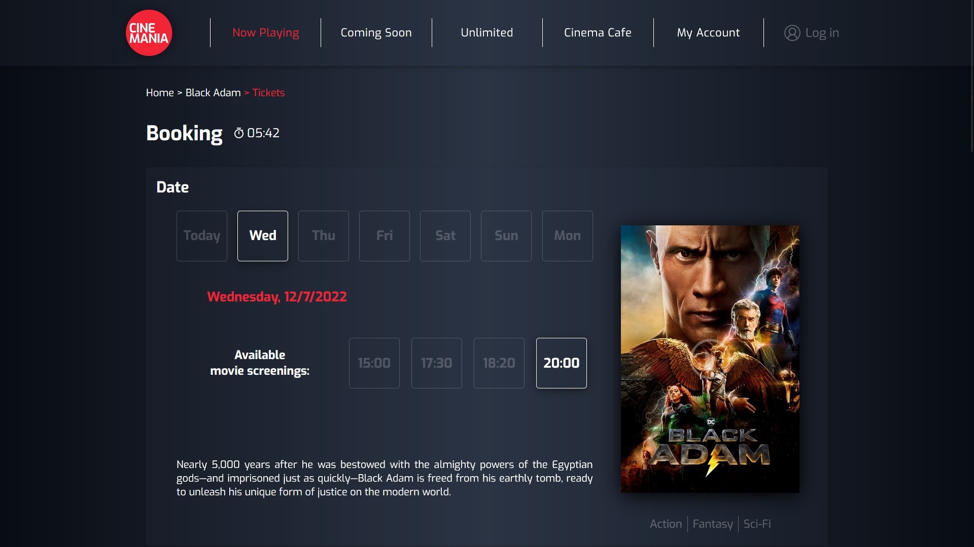 GitHub - Double-w-B/cinema-REACT: Front-end web application. The main ...